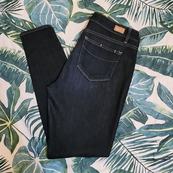 Paige Verdugo Jegging Skinny Made USA Premium Denim Dark Wash Jeans Size 32 x 31 - Picture 5 of 8
